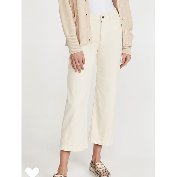 DL1961 Hepburn Wide Leg High Rise Vintage Corduroy Pants